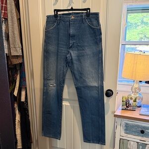 Wrangler Men's Straight Blue Jeans